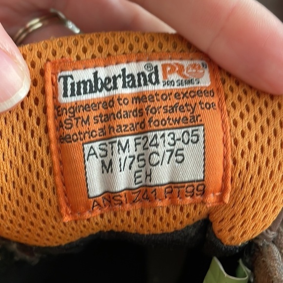 Timberland Pro series steel toe boots sz8 main image 6